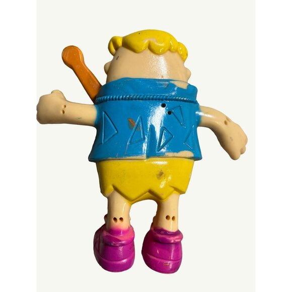 Flintstone Barney Rubble Figurine With Guitar 1991Hanna Barbera - Picture 5 of 10